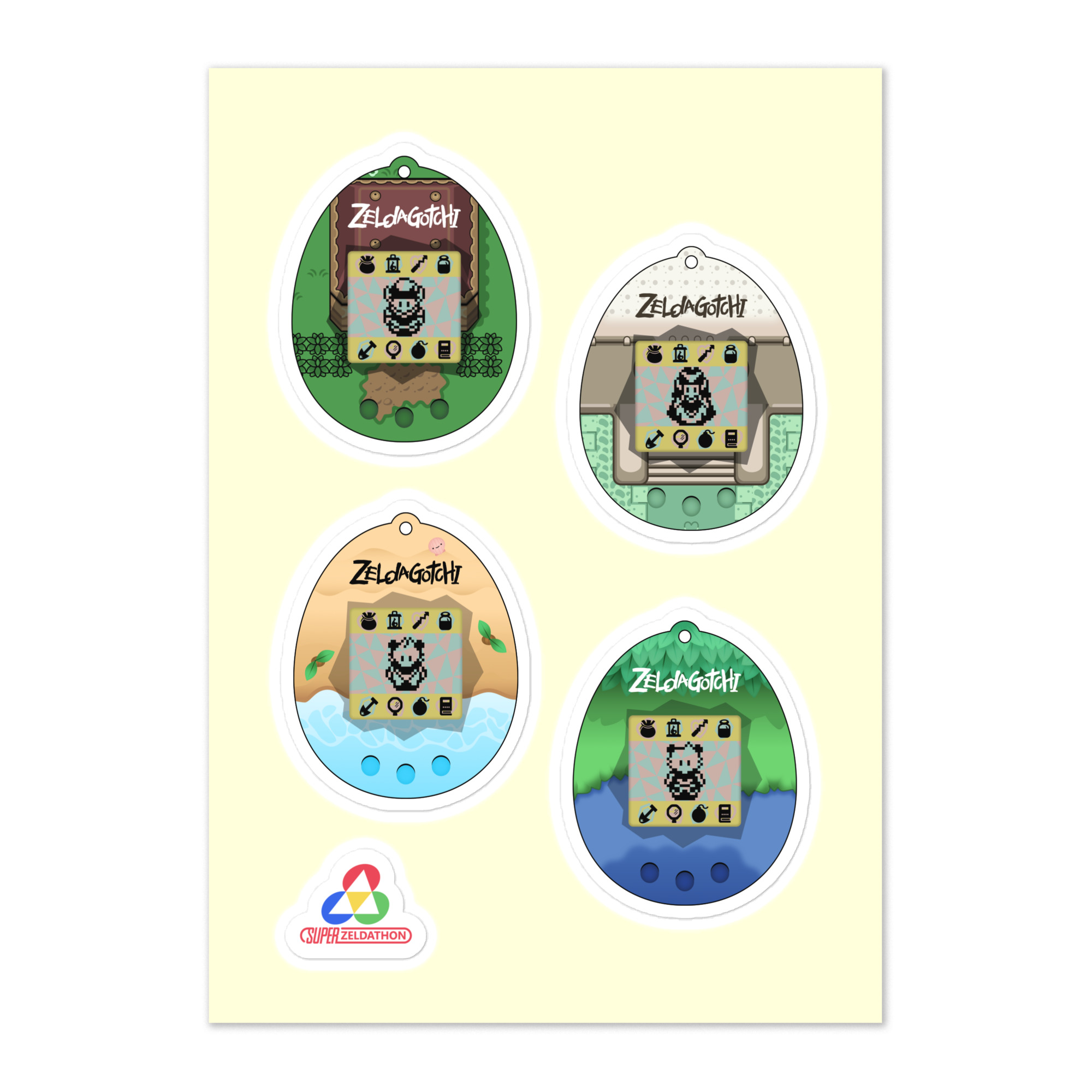Zeldagotchi Sticker Sheet - Image 2