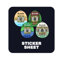 Zeldagotchi Sticker Sheet
